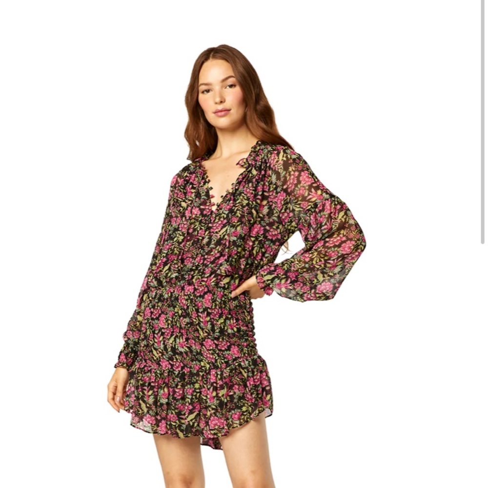 Misa Celina Dress, size M, Flora Fuschia